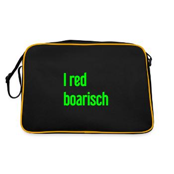 I red boarisch - Retro Bag - black/gold - Back