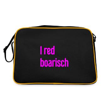 I red boarisch - Retro Bag - black/gold - Back