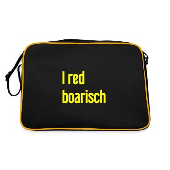 I red boarisch - Retro Bag - black/gold - Back