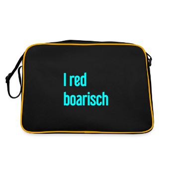 I red boarisch - Retro Bag - black/gold - Back