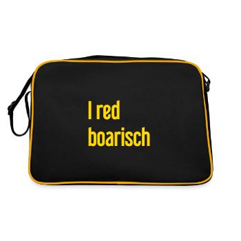 I red boarisch - Retro Bag - black/gold - Back