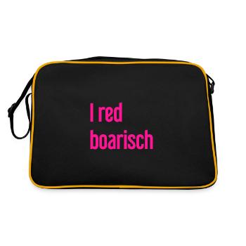 I red boarisch - Retro Bag - black/gold - Back
