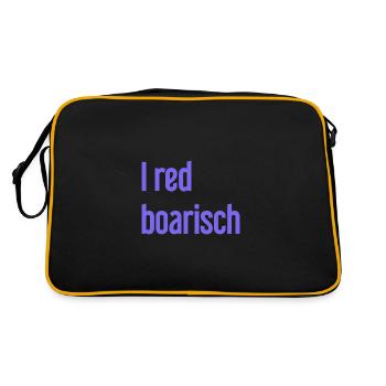 I red boarisch - Retro Bag - black/gold - Back