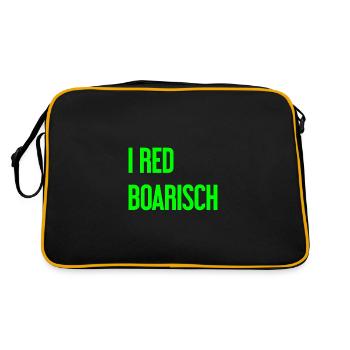 I red boarisch - Retro Bag - black/gold - Back