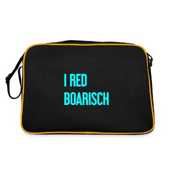 I red boarisch - Retro Bag - black/gold - Back