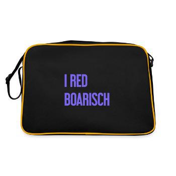 I red boarisch - Retro Bag - black/gold - Back