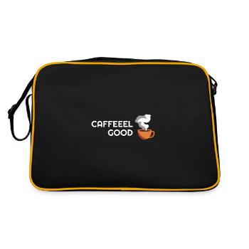 Coffee Summer 2022 Drink Coffee Lovers Cafe - Retro Bag - black/gold - Back