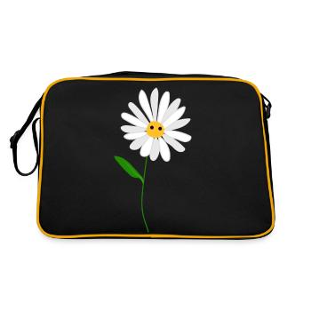 Flower priest's collar - Retro Bag - black/gold - Back