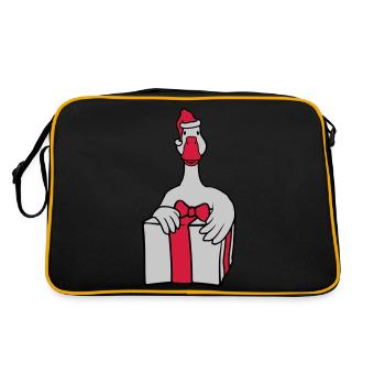 Love Christmas Goose Gifts - Retro Bag - black/gold - Back