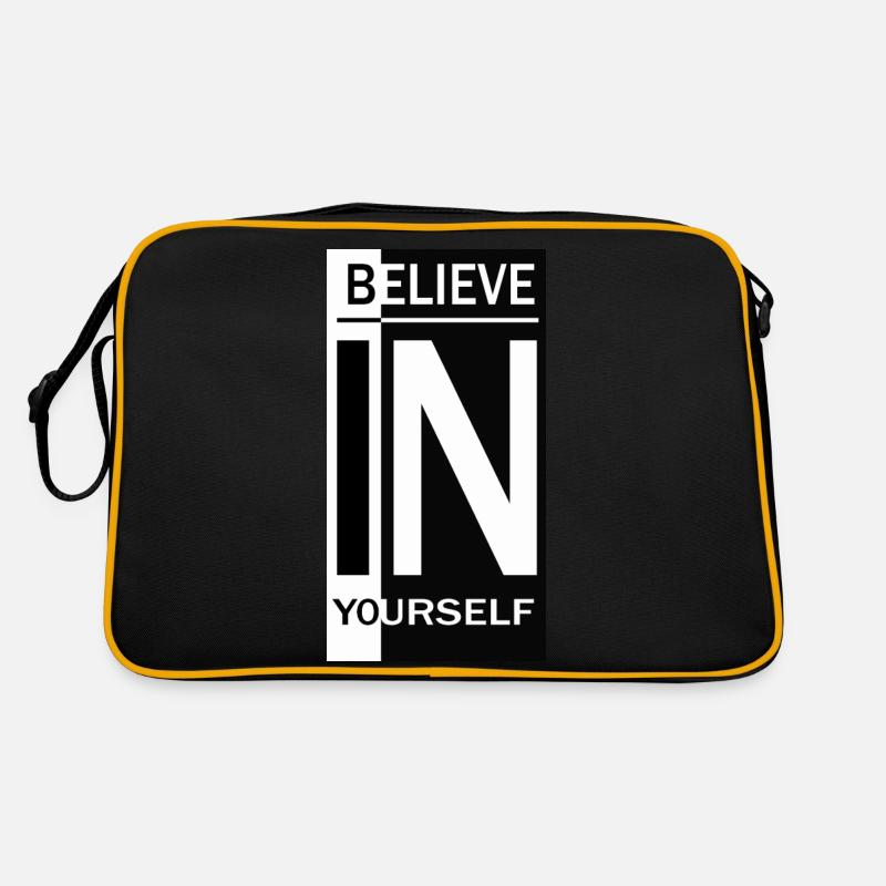 Glaube an dich Retro Tasche