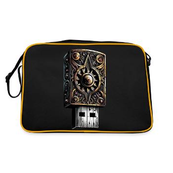 Dark USB - Sac Retro - noir/or - Dos