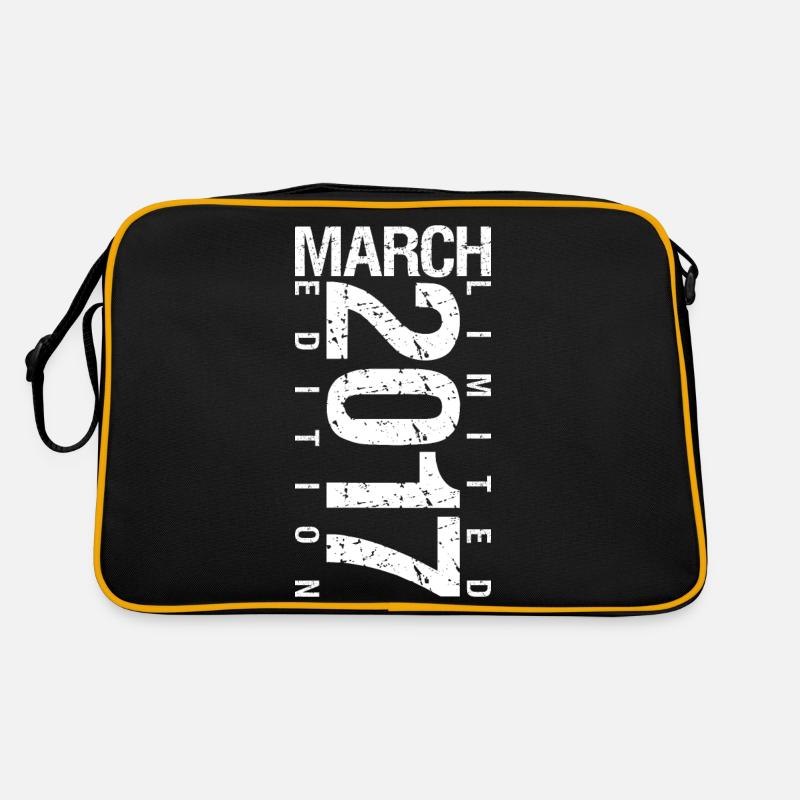Mars 2017 Mars anniversaire Mars 2017 Sac Retro