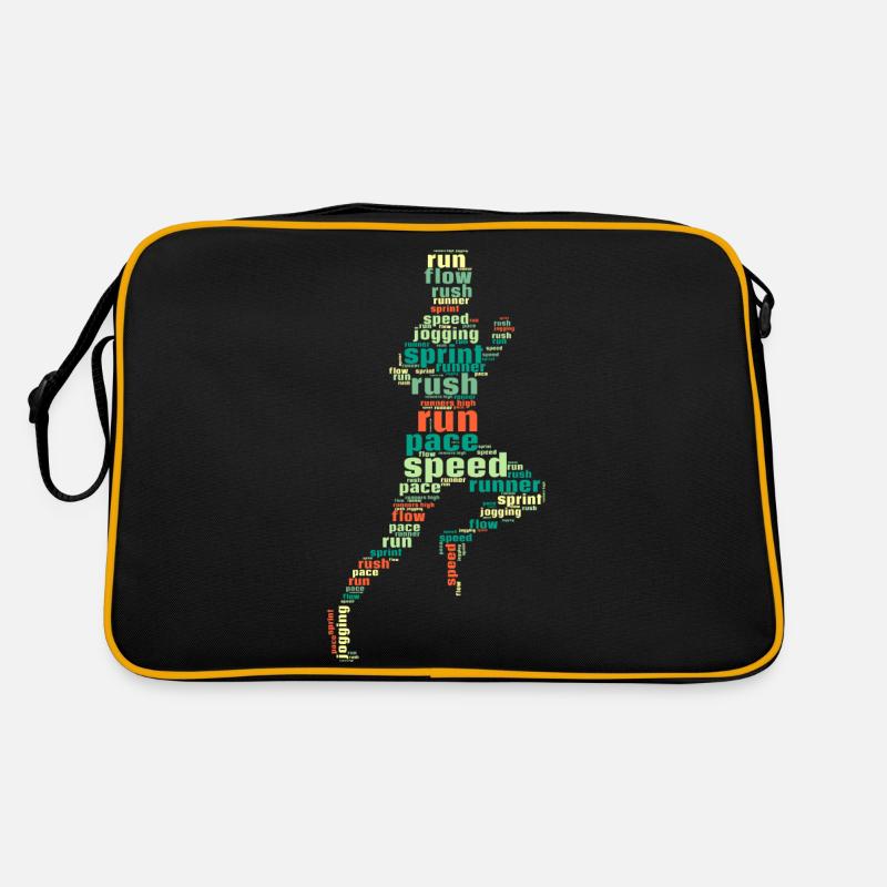 Running Rush run Pace Speed Marathon Runner cadeaux Sac Retro