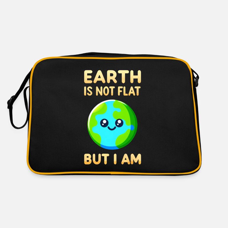 Satire de la Terre plate et blagues plates Sac Retro