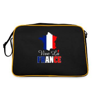 Vive la France - Sac Retro - noir/or - Dos