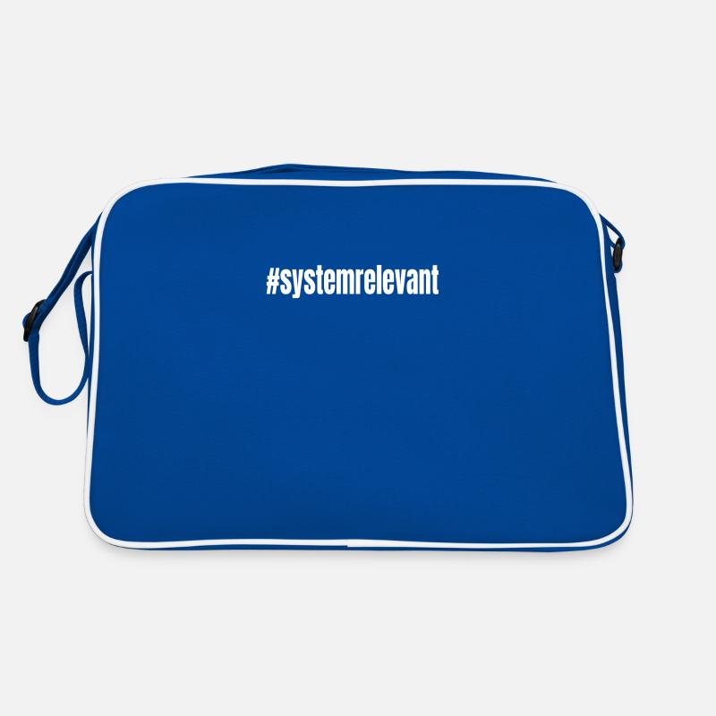 #systemrelevant system relevant Retro Tasche