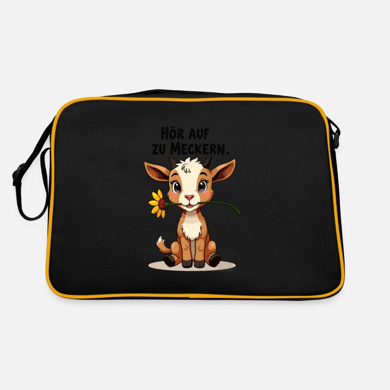 Hör auf zu meckern für eine Frau oder Mädchen Retro Tasche