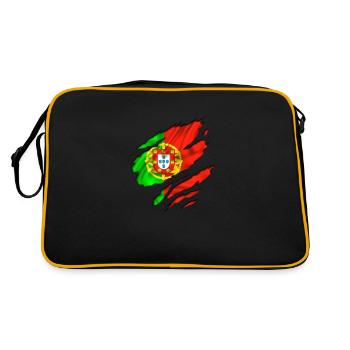 country football portugal - Retro Bag - black/gold - Back