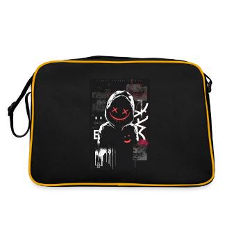 Anonyme par ART8NS - Art ON Streetwear - Sac Retro - noir/or - Dos