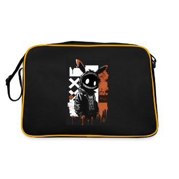 Bunny by ART8NS - Art ON Streetwear - Retro Bag - black/gold - Back