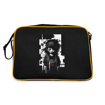 Bad Girl by ART8NS - Art ON Streetwear - Retro Bag - black/gold - Back