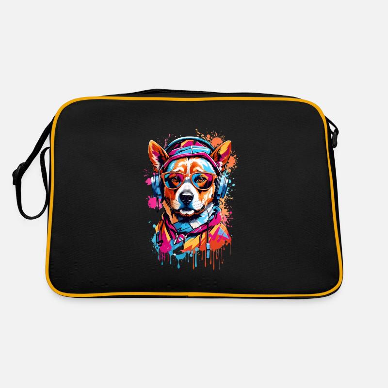 Chien cool Sac Retro