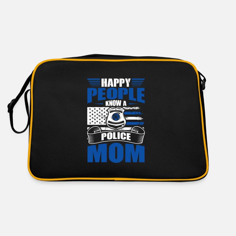 Polizei Polizist Polizeibeamte Retro Tasche