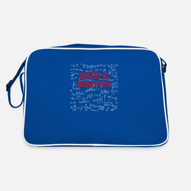 Math Is Beautiful Math Teacher Retro Tasche