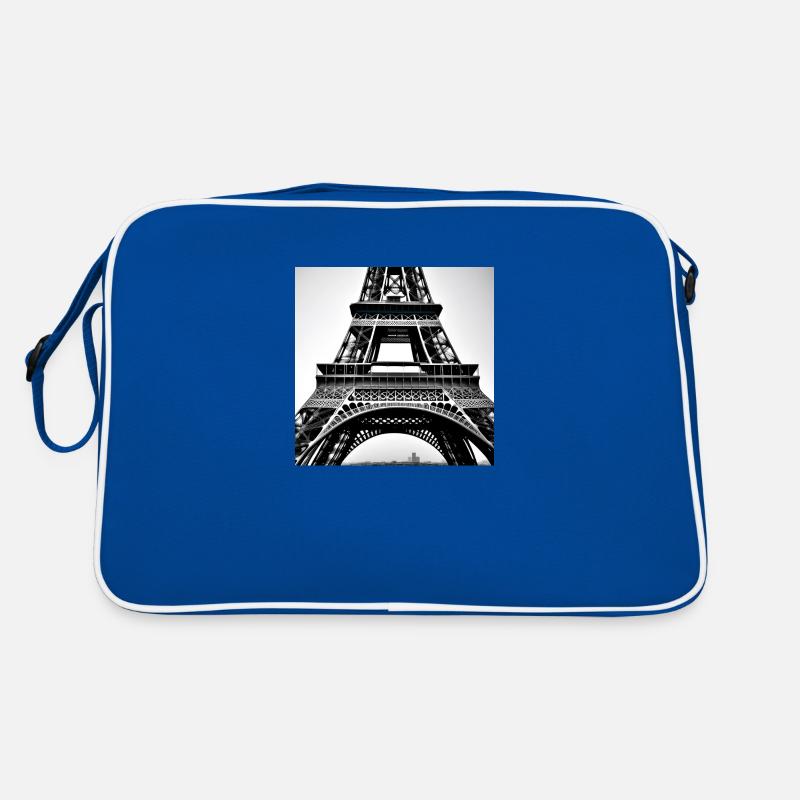 Eternal Elegance - Eiffel Tower in Paris Retro Bag