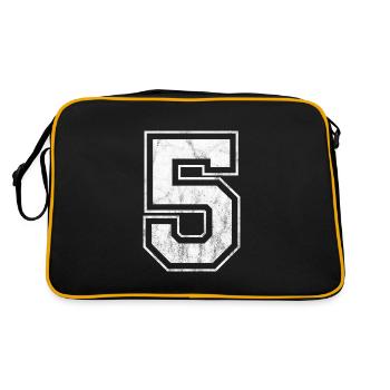 Numéro 5 - Sac Retro - noir/or - Dos