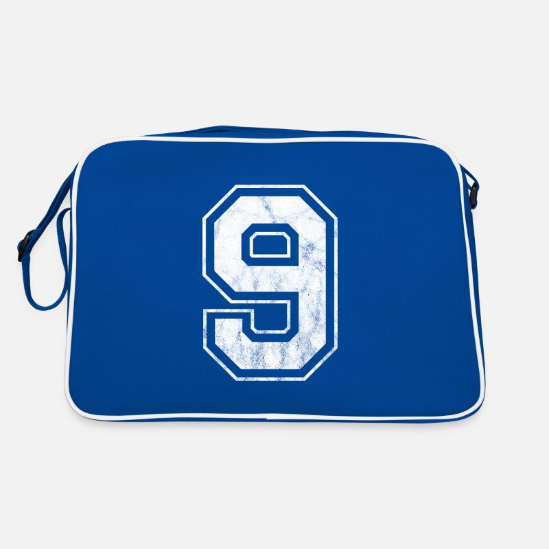 Nummer 9 Retro Tasche