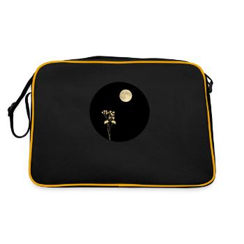 Full Moon - Retro Tasche - Schwarz/Gold - Hinten
