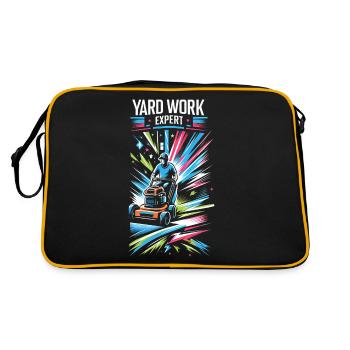 Yard Work Expert 15 - Retro Bag - black/gold - Back