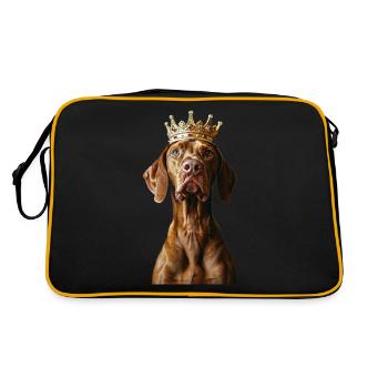 Vizsla - Retro Bag - black/gold - Back
