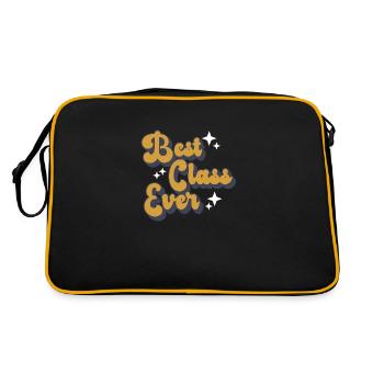 Meilleur professeur de classe de tous les temps - Sac Retro - noir/or - Dos