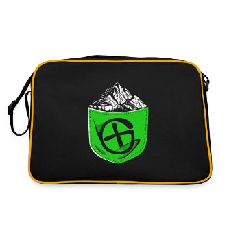 Géocaching Géocache Géocacher - Sac Retro - noir/or - Dos