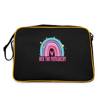 Pro-Choice AF Hex The Patriarchy Feminist - Retro Bag - black/gold - Back
