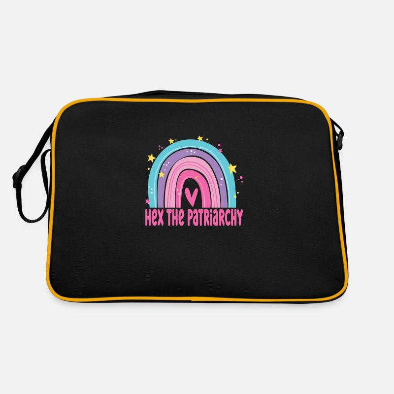 Pro-Choice AF Hex The Patriarchy Feminist Retro Tasche