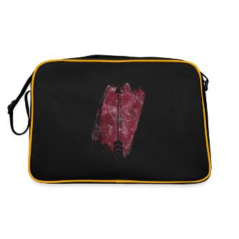 Bogen Schießen Sportbogen - Retro Tasche - Schwarz/Gold - Hinten