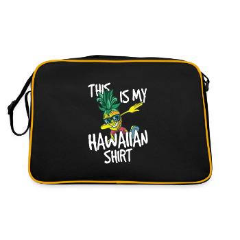 This is my Hawaiian shirt - Retro Bag - black/gold - Back