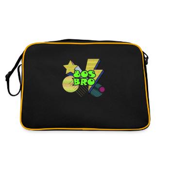80s Bro 80's Disco Party - Retro Bag - black/gold - Back