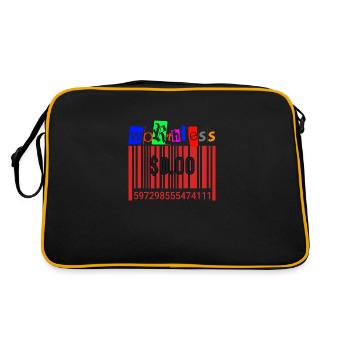 Worthless Punk Anti Capitalism - Retro Bag - black/gold - Back