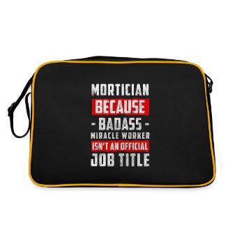 Pompes funèbres - Sac Retro - noir/or - Dos