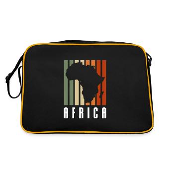 Africa Giraffe Trip Serengeti - Retro Bag - black/gold - Back