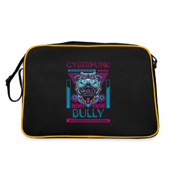 Cyborg Android Neon - Retro Bag - black/gold - Back
