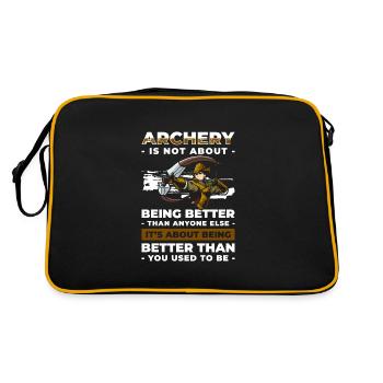Arbalète Sagittaire Sport - Sac Retro - noir/or - Dos