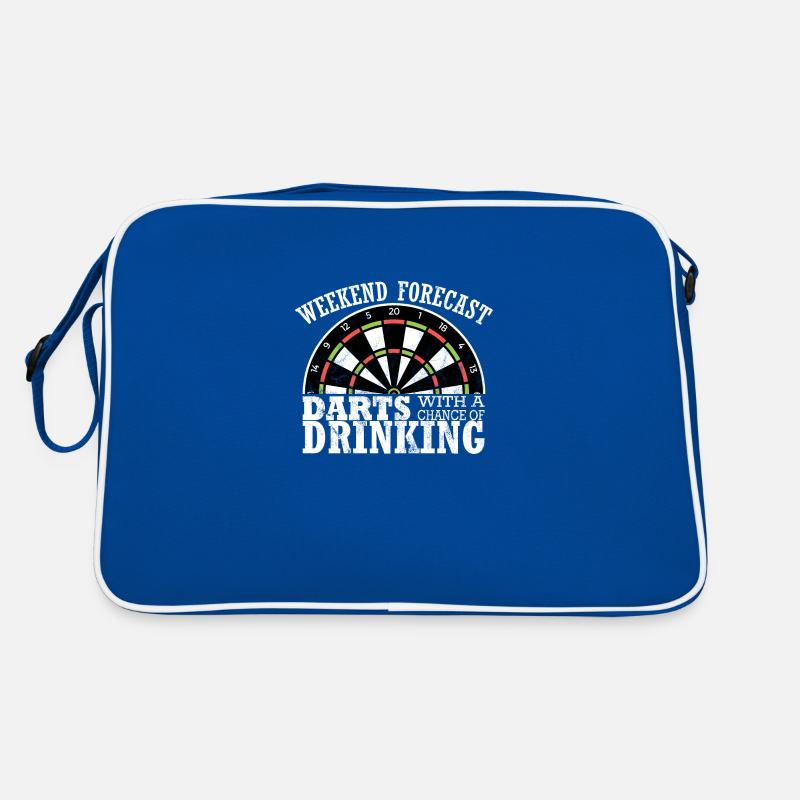 Darts Funny Weekend Drinking Play Darts Player Retro Tasche