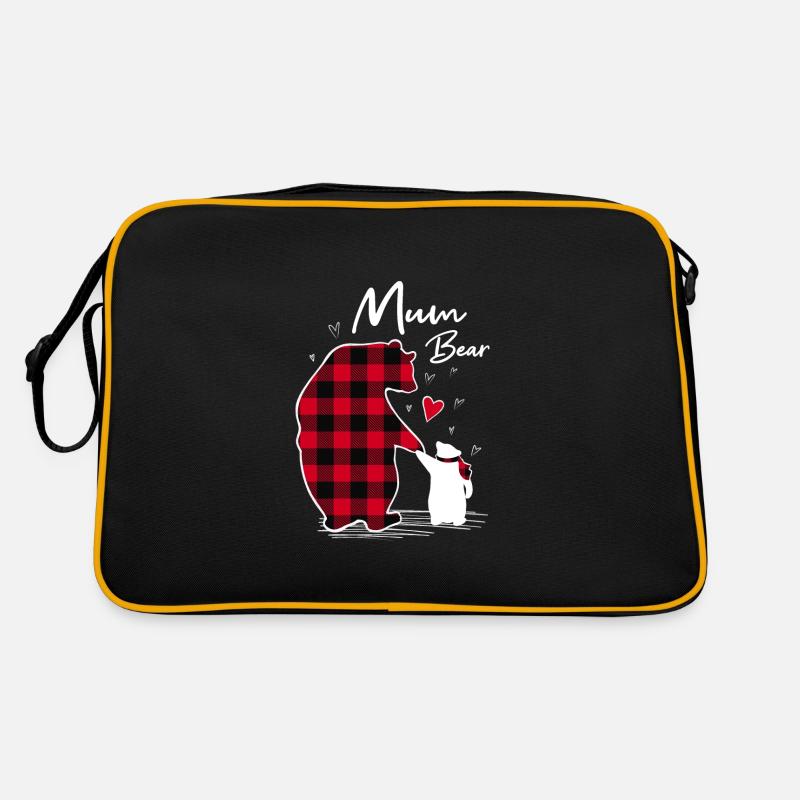 Mum Bear Retro Bag