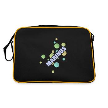 Uni Marinus - Sac Retro - noir/or - Dos