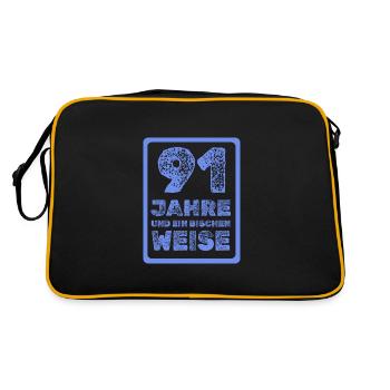 Proverbe 91 - Sac Retro - noir/or - Dos